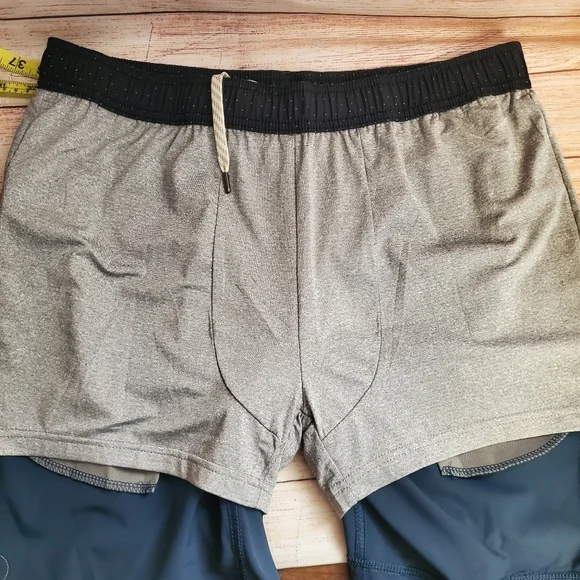 Vuori Mens XL Indigo 7" Lined Core Athletic Shorts                           #79 - Picture 11 of 12